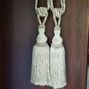 Elegant Curtain Tie Backs